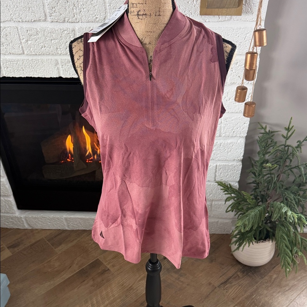 🆕 adidas Women's Golf Sleeveless Tank Top in Dusty Rose